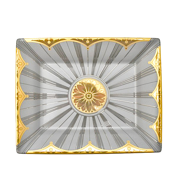 パテックフィリップ ブランド小物 レディース 長方形皿 プレート リモージュ陶器 2004年 ノベルティ PATEK PHILIPPE 中古