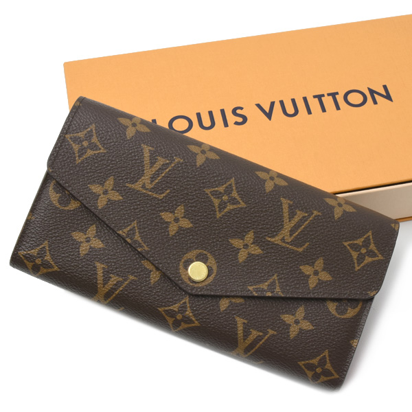 ルイヴィトン 財布 レディース モノグラム ポルトフォイユサラ 長財布 コクリコ Louis Vuitton M62236 中古