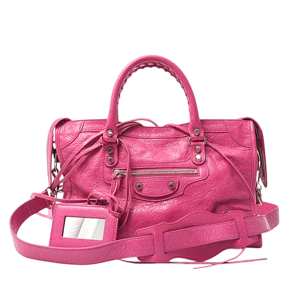 バレンシアガ バッグ レディース クラシックシティ 2WAYショルダーバッグ レザー ローズピンク 431621 中古