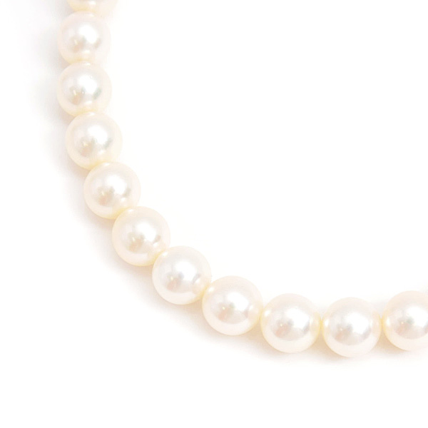 ミキモト ネックレス レディース パール ネックレス 7.4mm~7.9mm珠 シルバー MIKIMOTO SV925 中古