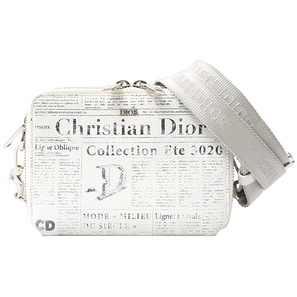 クリスチャンディオール バッグ レディース ショルダーポーチ ダニエルアーシャムコラボ ホワイト Christian Dior 中古