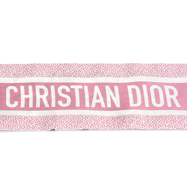 クリスチャンディオール スカーフ レディース ミッツァ シルク ツイル 花柄 超柄 ピンク系 Christian Dior 41FAR106ZKDO 未使用展示品