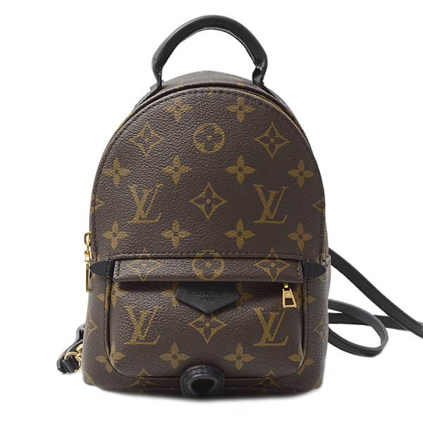 ルイヴィトン バッグ レディース モノグラム パームスプリングス バックパック MINI リュック Louis Vuitton M44873 中古