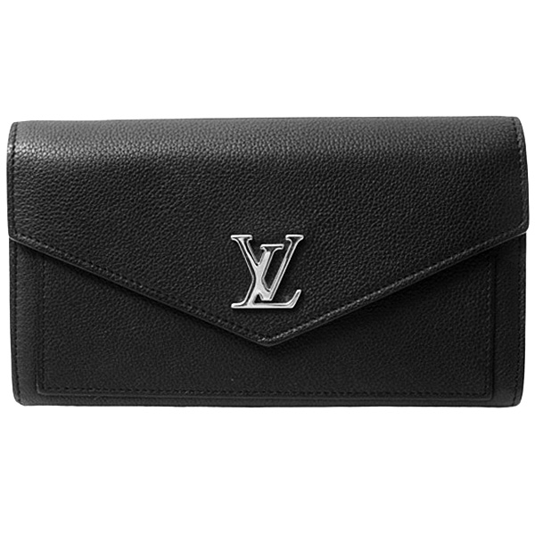 ルイヴィトン 財布 レディース ポルトフォイユ マイロックミー トリヨンレザー ノワール Louis Vuitton 中古