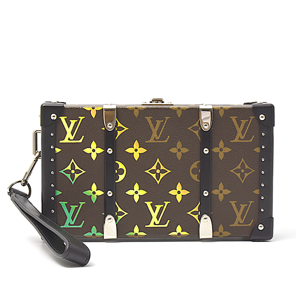 ルイヴィトン 財布 メンズ モノグラムマカサー ウォレットトランク バッグ マルチカラー カラフル Louis Vuitton M20250 中古