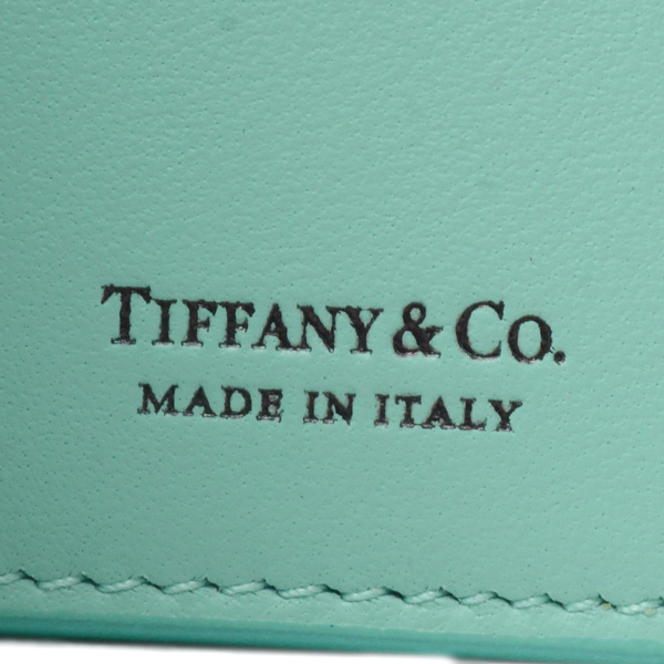 ティファニー 財布 レディース ヴァーティカル フォールド カードケース TIFFANY 中古