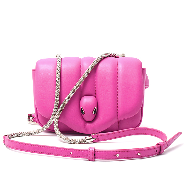 ブルガリ バッグ レディース AMBUSH コラボ セルペンティ 3WAYベルトバッグ レザー パープル BVLGARI 290350 未使用展示品