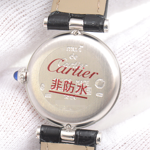 カルティエ 時計 レディース マストヴァンドーム VLC SM カルティエメンテ済 シルバー文字盤 電池式 Cartier W1007165 SV925 中古