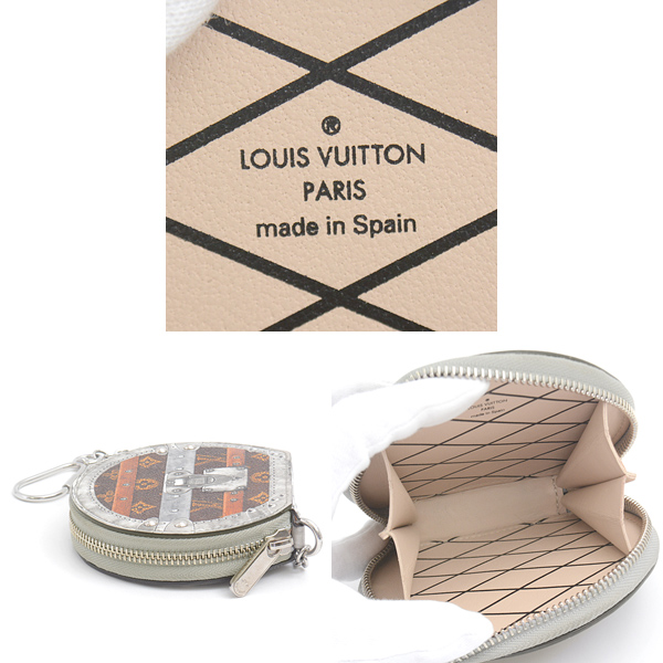 ルイヴィトン コインケース メンズ レディース マイクロ・ボワット・シャポー トランスフォームドモノグラム Louis Vuitton M63596 中古