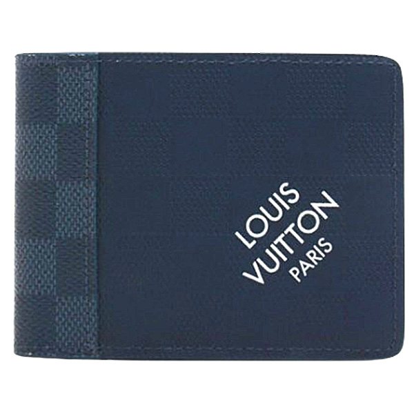 ルイヴィトン 財布 メンズ ポルトフォイユスレンダー ブルー N60544 Louis Vuitton 未使用展示品