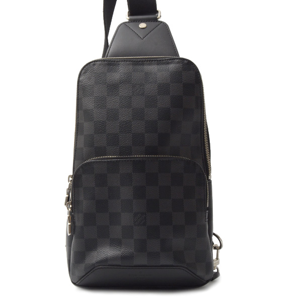 ルイヴィトン バッグ メンズ ダミエグラフィット アヴェニュー スリングバッグ Louis Vuitton N41719 中古