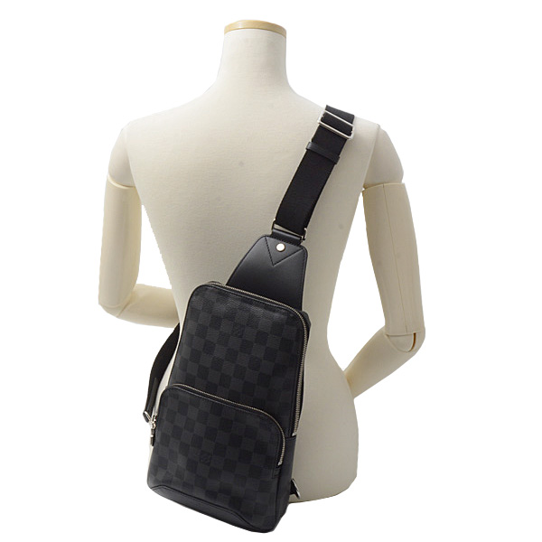 ルイヴィトン バッグ メンズ ダミエグラフィット アヴェニュー スリングバッグ Louis Vuitton N41719 中古