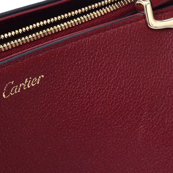 カルティエ バッグ レディース Cドゥ SM 2WAYハンドバッグ レザー ボルドー L1001829 Cartier 中古