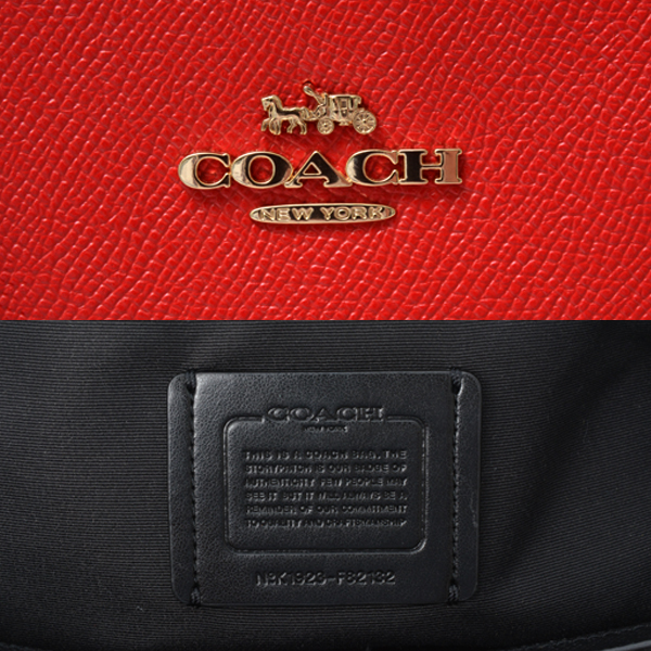 コーチ バッグ レディース 2WAY ハンドバッグ ショルダーバッグ レザー マルチカラー COACH F24063 中古