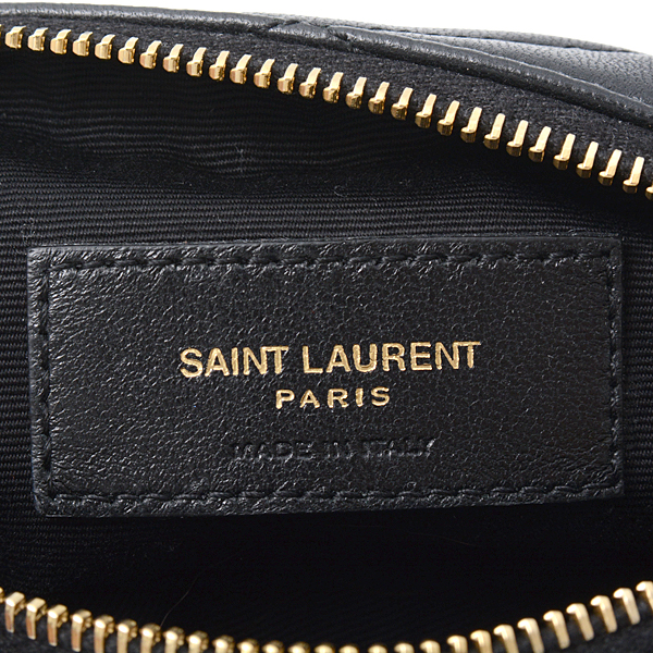 サンローラン バッグ レディース サド ミニチューブバッグ ショルダー ラムスキン ブラック SAINT LAURENT 699703 中古