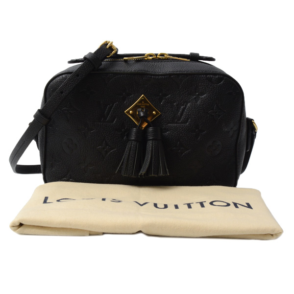 ルイヴィトン バッグ レディース モノグラムアンプラント サントンジュ ショルダーバッグ ノワール Louis Vuitton M44593 中古