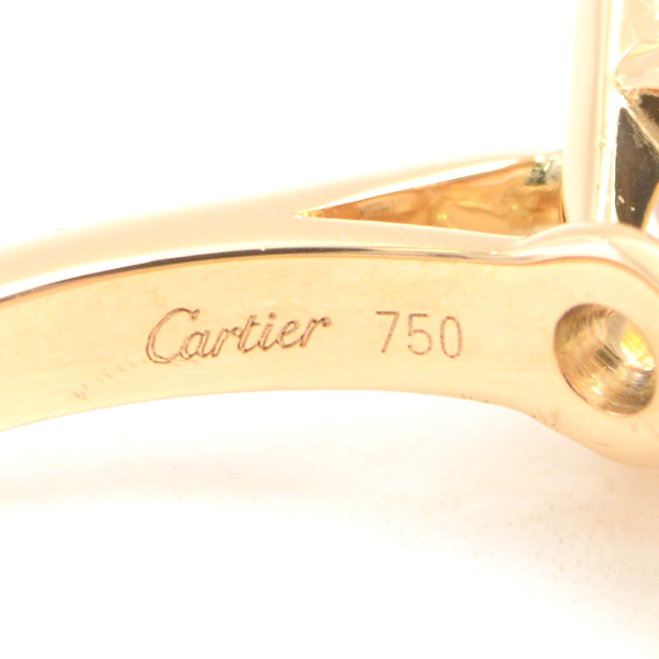 カルティエ 指輪 レディース ソリテール ダイヤ リング D1.53ct 48号 イエローゴールド Cartier 750YG 中古