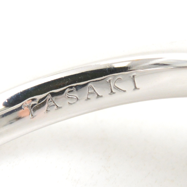 タサキ 指輪 レディース コメットプラス パール×ダイヤモンド リング 11号 ホワイトゴールド TASAKI 750WG 中古