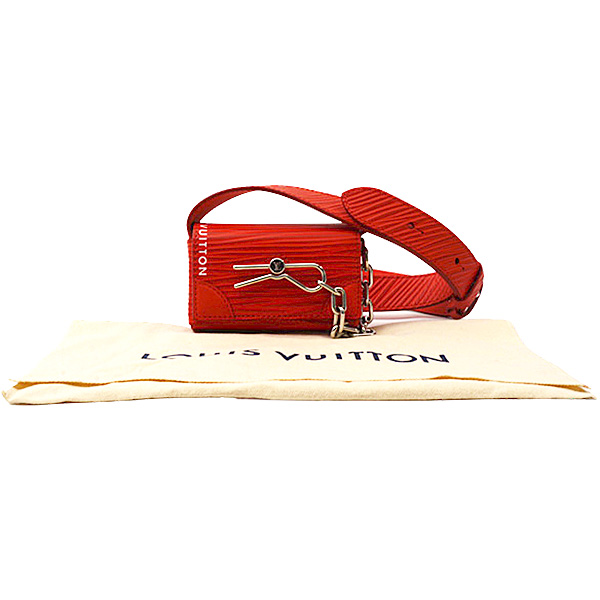 ルイヴィトン バッグ レディース メンズ ミクロ スティーマー エピ レッド M23837 Louis Vuitton 中古