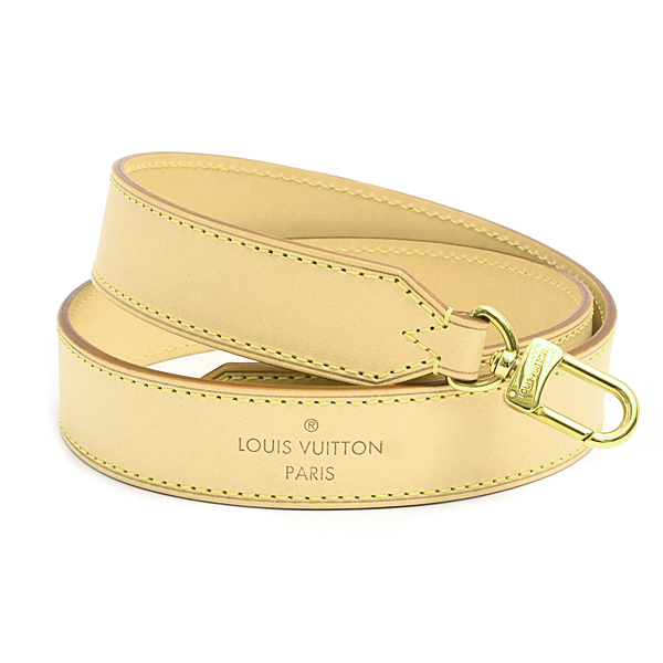 ルイヴィトン ブランド小物 メンズ レディース ショルダーストラップ ストラップのみ ベージュ Louis Vuitton 中古
