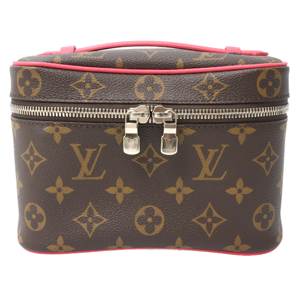 ルイヴィトン バッグ レディース ニースミニ バニティバッグ ポーチ モノグラム PVC ピンク Louis Vuitton M46767 未使用展示品