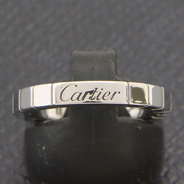 カルティエ 指輪 レディース ラニエール リング 53号 実寸13号弱 ホワイトゴールド 750WG Cartier 中古