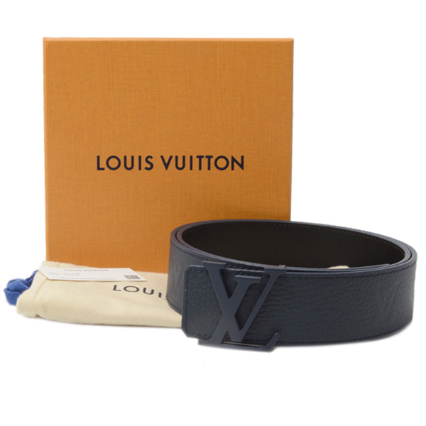 ルイヴィトン 服飾小物 メンズ LV イニシャル 40MM リバーシブル ベルト マリーヌ Louis Vuitton M8663 中古