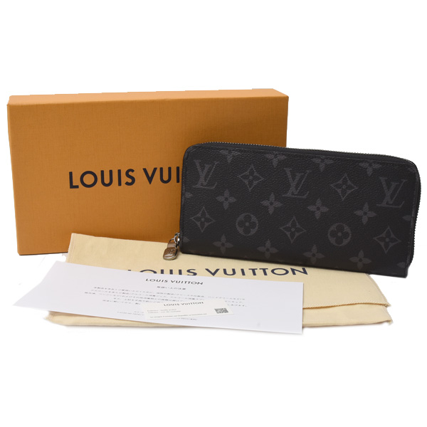 ルイヴィトン 財布 メンズ モノグラムエクリプス ジッピーウォレットホリゾンタル Louis Vuitton M11611 未使用展示品