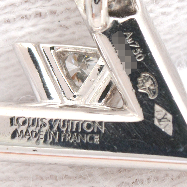 ルイヴィトン ネックレス レディース ヴォルトワン PM ネックレス ホワイトゴールド Louis Vuitton Q93806 750WG 中古