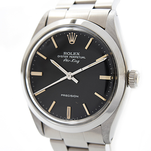 ロレックス 腕時計 メンズ エアキング プレシジョン 自動巻き ステンレス 75番台 1982年頃製造 ROLEX 5500 SS 中古