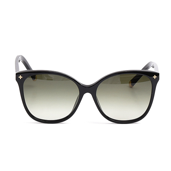 ルイヴィトン サングラス メンズ レディース マイモノグラム ライト キャットアイ ブラック Louis Vuitton Z1657E 中古