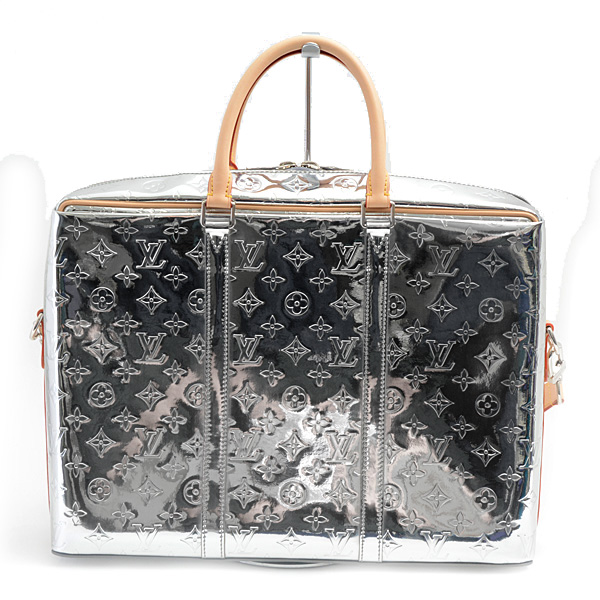 ルイヴィトン バッグ メンズ ネオ PDV ポルトドキュマンヴォワヤージュ モノグラムミラー シルバー M58755 Louis Vuitton 中古