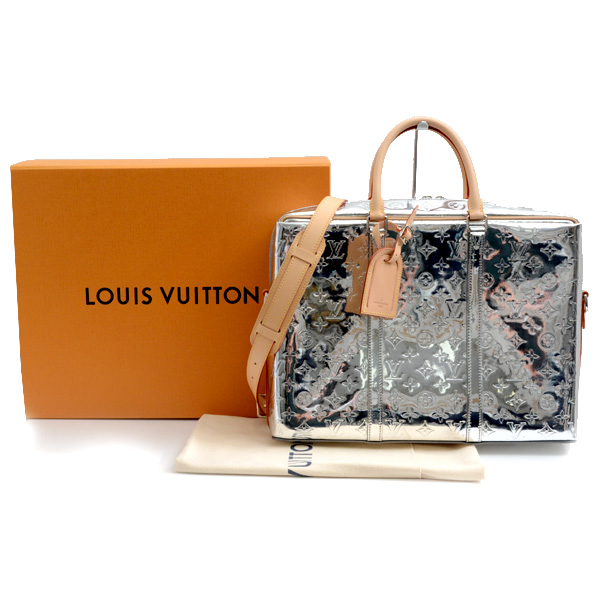 ルイヴィトン バッグ メンズ ネオ PDV ポルトドキュマンヴォワヤージュ モノグラムミラー シルバー M58755 Louis Vuitton 中古