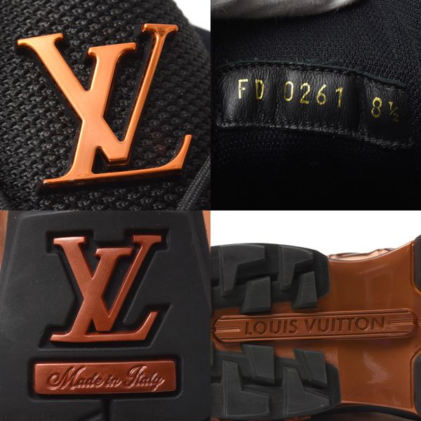 ルイヴィトン 靴 メンズ ミレニアムライン ローカットスニーカー サイズ8 1/2 日本サイズ27cm Louis Vuitton 中古