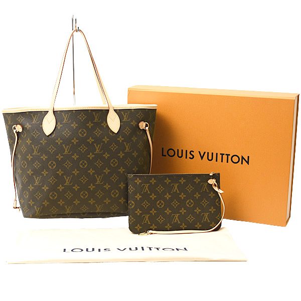 ルイヴィトン バッグ レディース モノグラム ネヴァーフルMM ローズベージュ Louis Vuitton M46975 未使用展示品