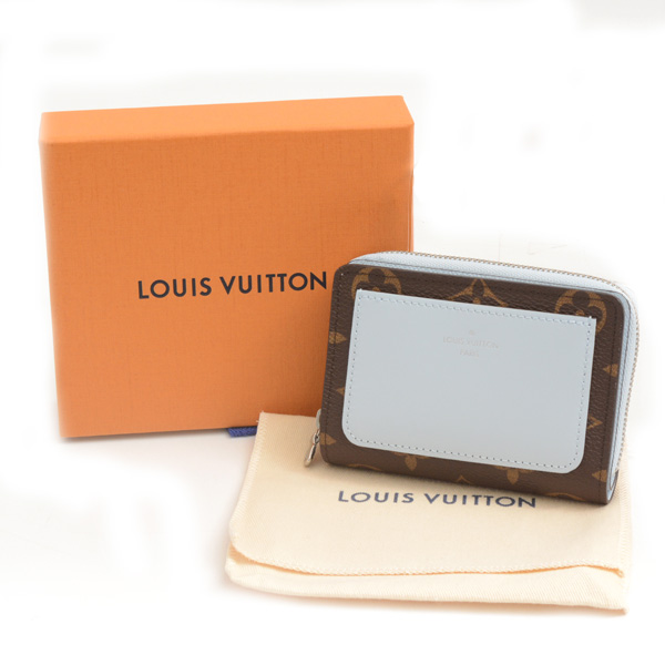 ルイヴィトン 財布 レディース ポルトフォイユ ルー 二つ折り財布 モノグラム ウォッシュド ブルー M11778 Louis Vuitton 未使用展示品