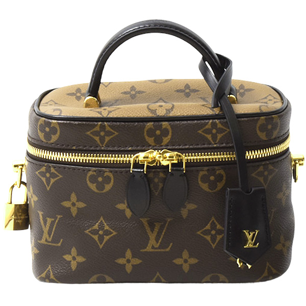 ルイヴィトン バッグ レディース モノグラムリバース ヴァニティ NV PM 2WAY ショルダーストラップ Louis Vuitton M45165 中古