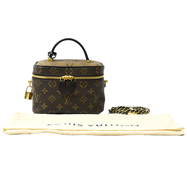 ルイヴィトン バッグ レディース モノグラムリバース ヴァニティ NV PM 2WAY ショルダーストラップ Louis Vuitton M45165 中古