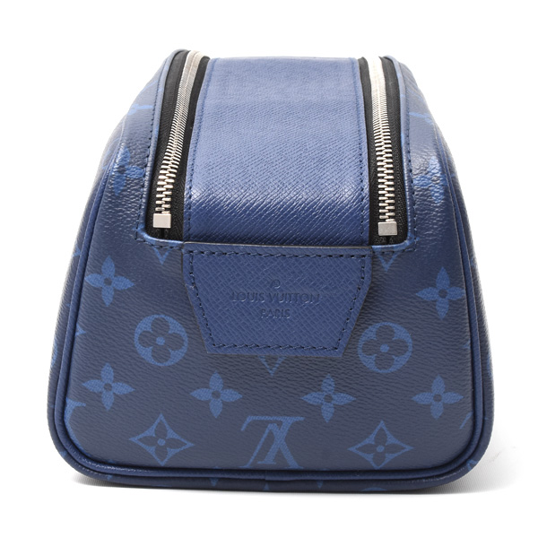 ルイヴィトン バッグ メンズ ドップキット セカンドバッグ ポーチ タイガラマ ブルー M30849 Louis Vuitton 中古