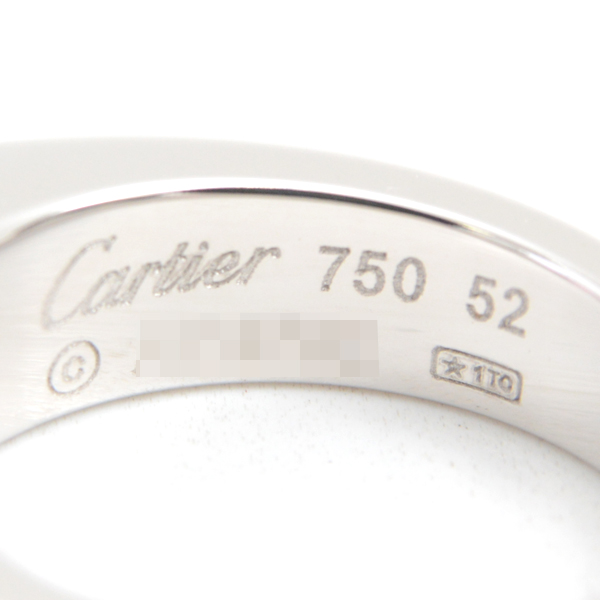 カルティエ 指輪 レディース タンク ピンクトルマリン リング 52号 ホワイトゴールド Cartier 750WG 中古