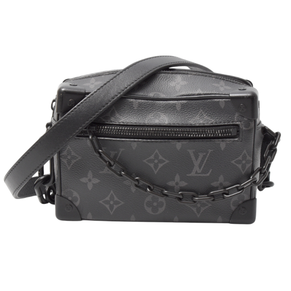 ルイヴィトン バッグ メンズ ミニソフトトランク モノグラムエクリプス ショルダーバッグ M44735 Louis Vuitton 中古