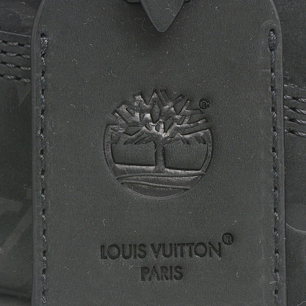 ルイヴィトン 靴 メンズ 6インチアンクルブーツ 8 1/2US 26.5cm ティンバーランド コラボ ブラック Louis Vuitton 1AD73E 未使用展示品