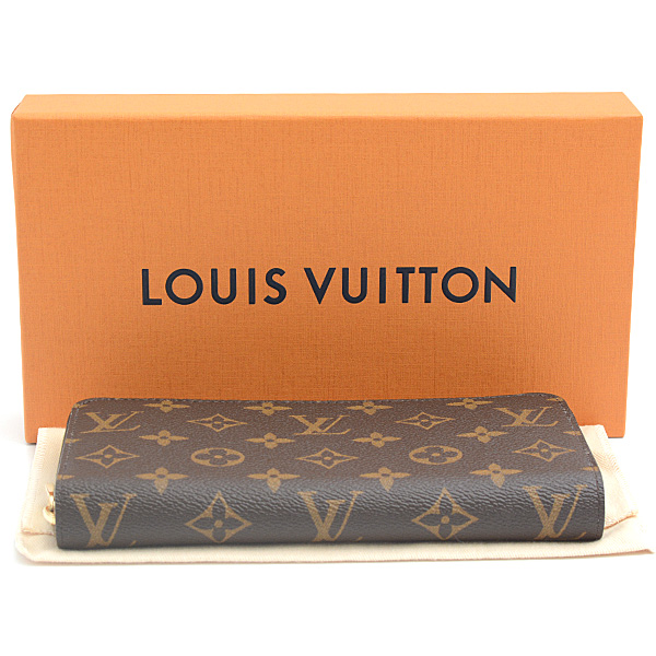 ルイヴィトン 財布 レディース モノグラム ジッピーウォレット フューシャ ラウンドファスナー長財布 Louis Vuitton M41895 未使用展示品