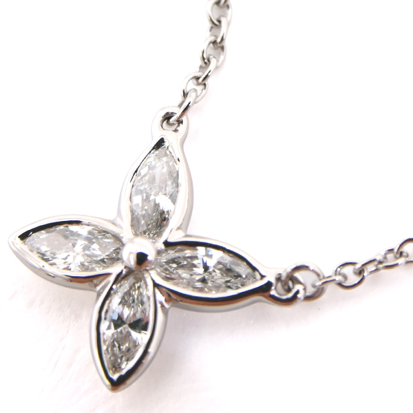 ティファニー ネックレス レディース ビクトリア ダイヤモンド ネックレス プラチナ TIFFANY PT950 中古