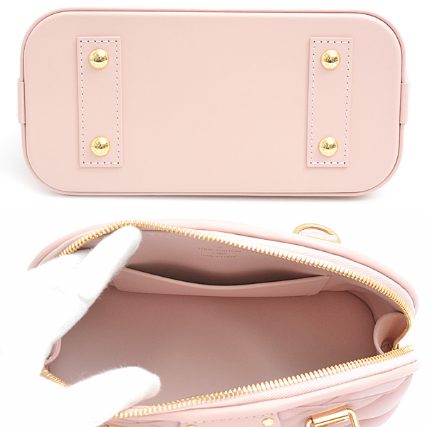 ルイヴィトン バッグ レディース アルマBB ラムレザー ピンク Rosabella ハンドバッグ ショルダーバッグ 2WAY Louis Vuitton M24453 中古