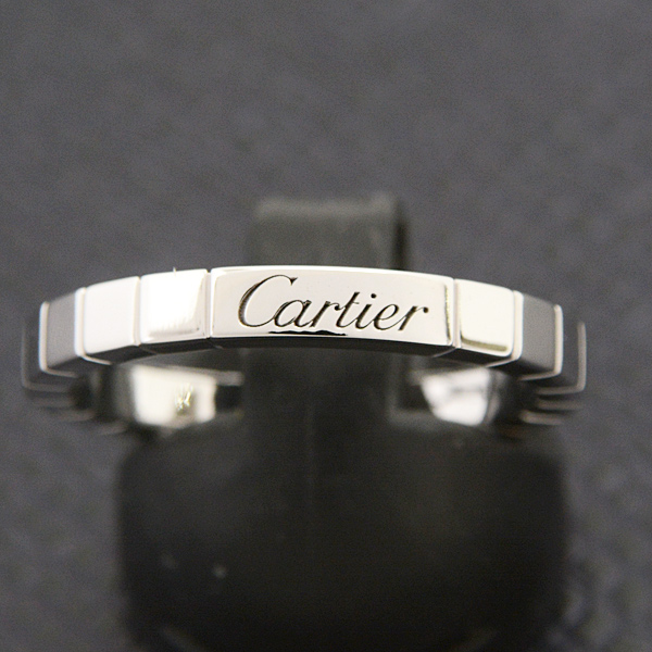 カルティエ 指輪 メンズ ラニエール リング 60号 実寸19.5号 ホワイトゴールド 750WG Cartier 中古