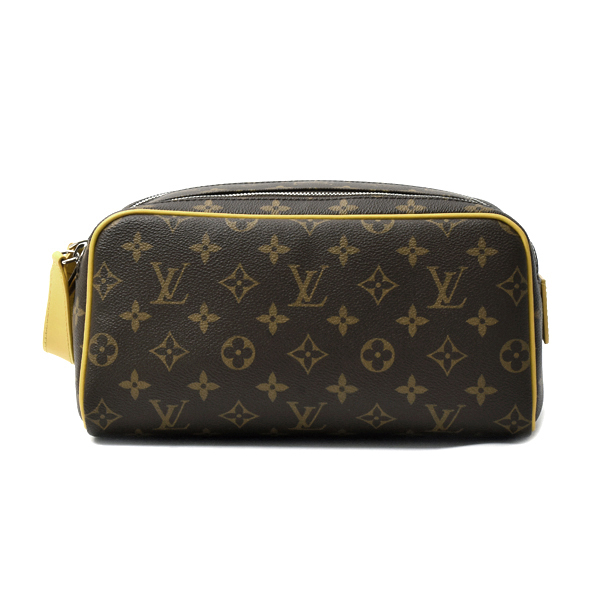 ルイヴィトン バッグ メンズ モノグラム ドップキット セカンドバッグ ポーチ ジョーヌ M46764 Louis Vuitton 中古
