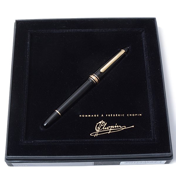 モンブラン 万年筆 ユニセックス マイスターシュティック クラシック ショパン レジン K14 MONTBLANC 145 中古