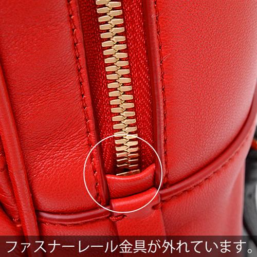 バーバリー バッグ レディース バックパック TB スムースレザー レッド×ブラック BURBERRY 80242211 中古