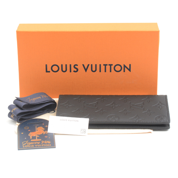 ルイヴィトン 財布 メンズ モノグラムシャドウ ポルトフォイユブラザ 長財布 Louis Vuitton M62900 未使用展示品